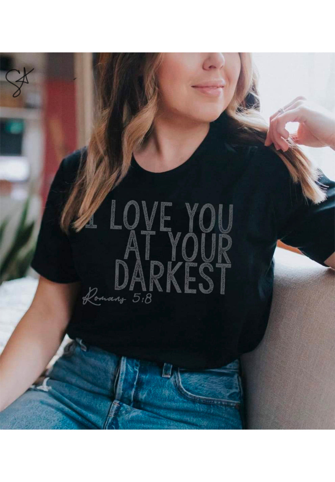 I Love You At Your Darkest Screen Print U14