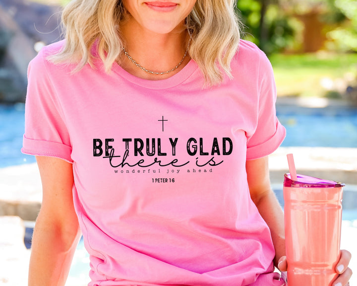 Be Truly Glad There is Wonderful Joy Ahead Screen Print O8