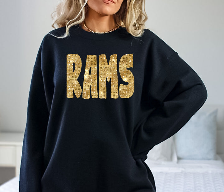 Rams Bling DTF Print