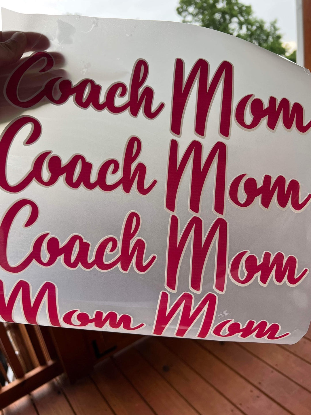 Coach Mom DTF Print