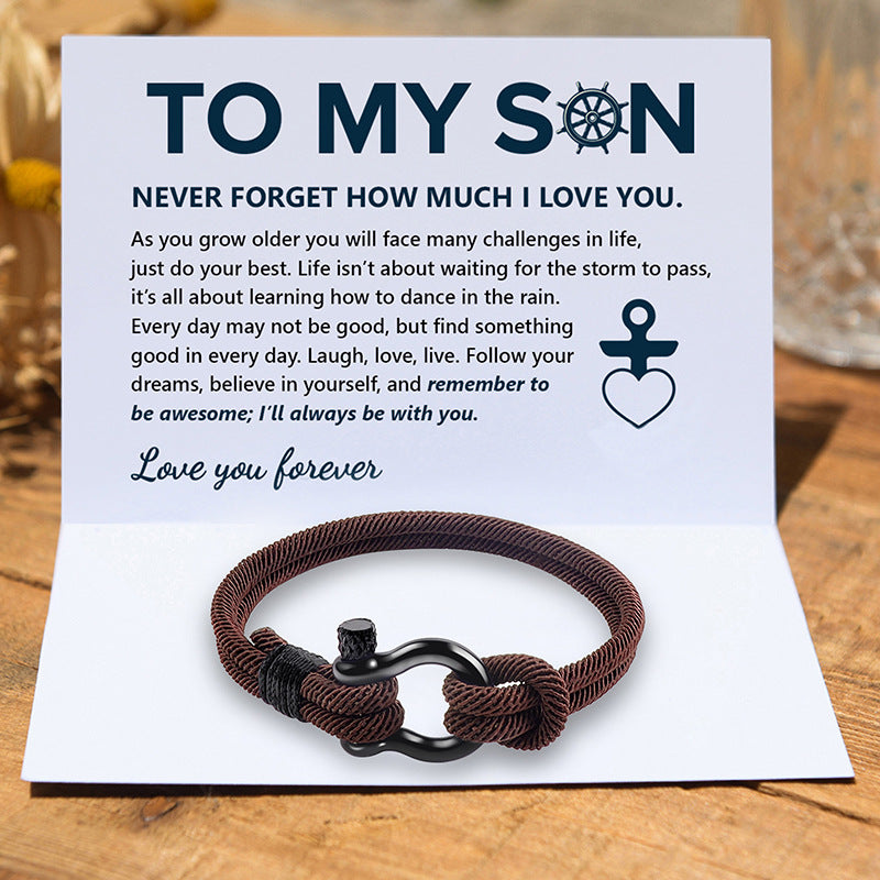 To My Son Bracelet