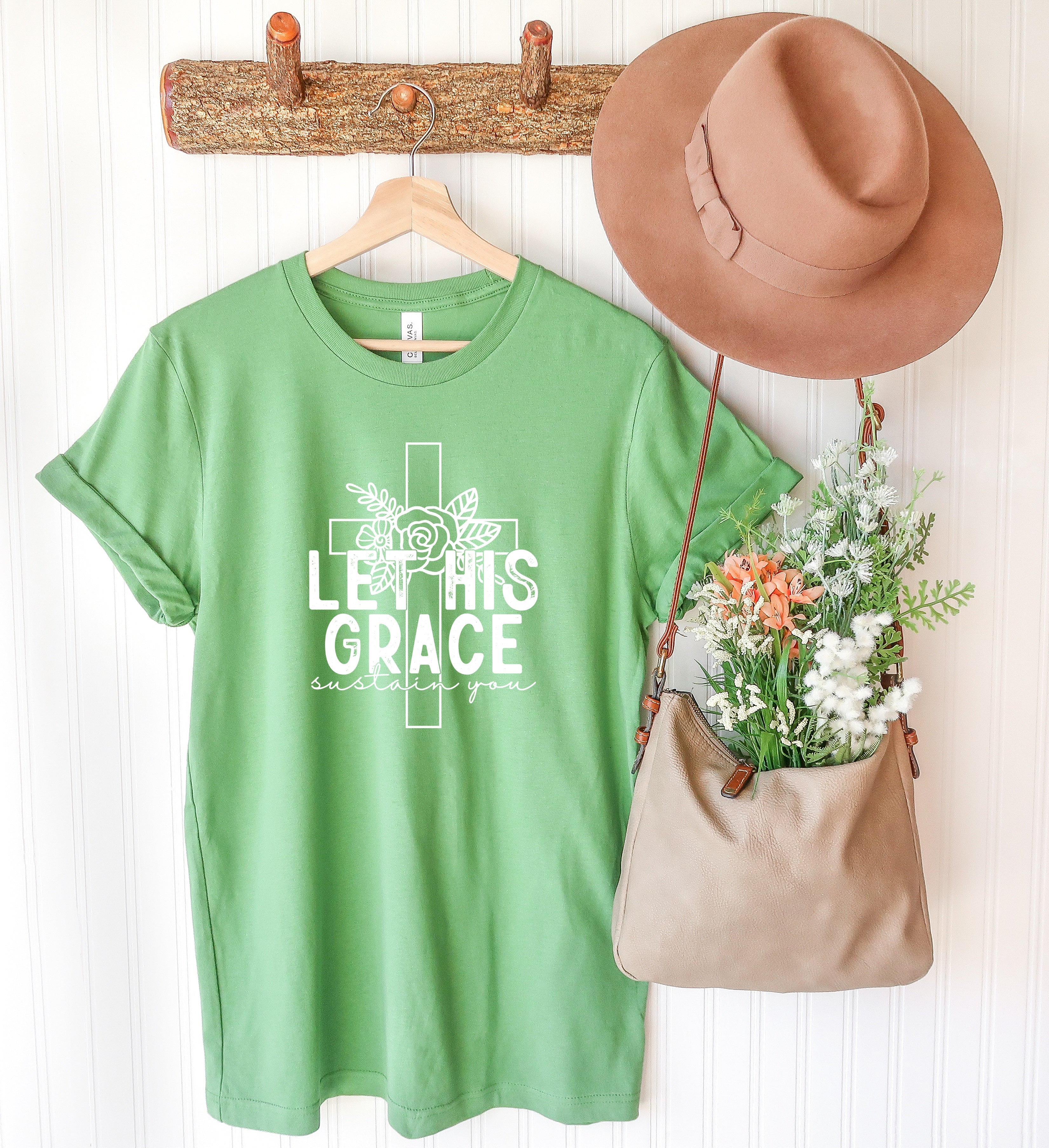 Let His Grace Sustain You Screen Print V34