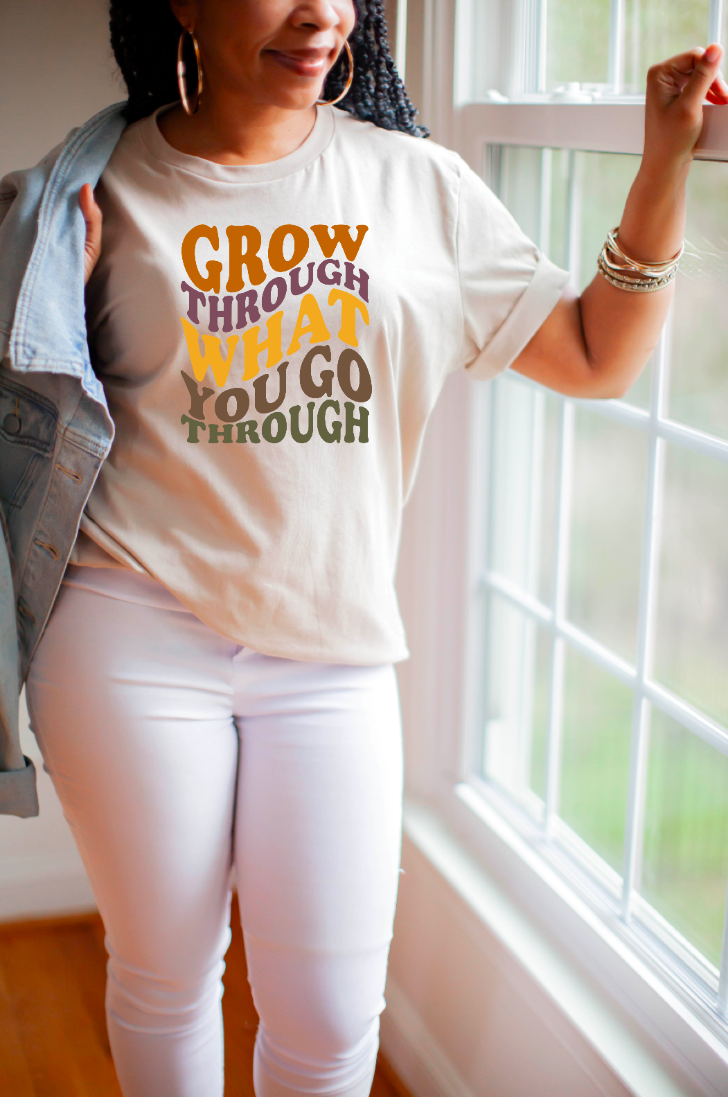 Grow Through What You Go Through  DTF Print