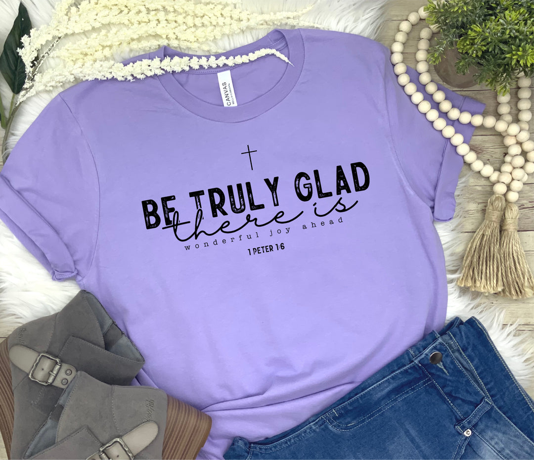 Be Truly Glad There is Wonderful Joy Ahead Screen Print O8