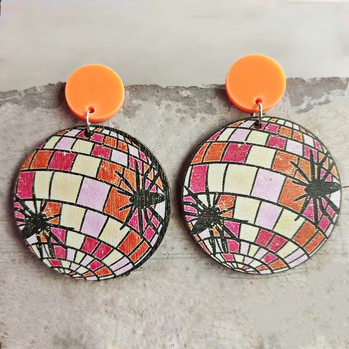 Retro Halloween Ghost and Ghouls Earrings