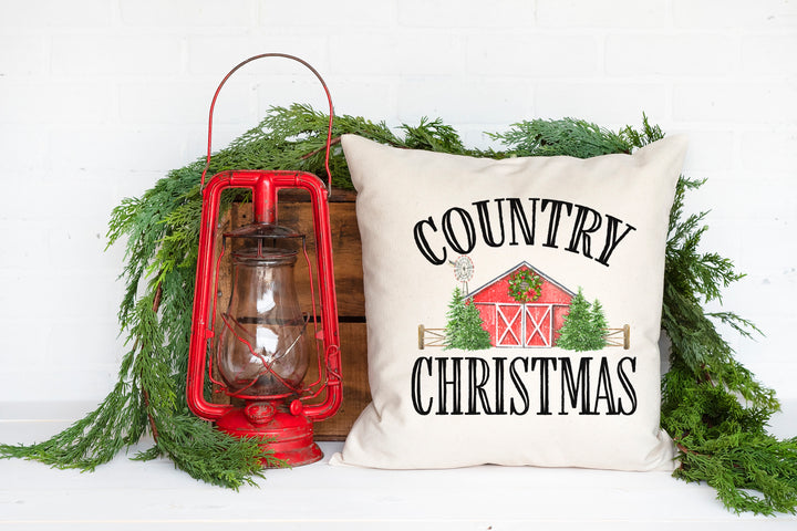 Country Christmas Screen Print IJ5