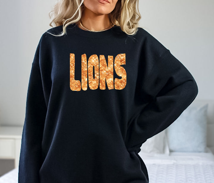 Lions Bling DTF Print