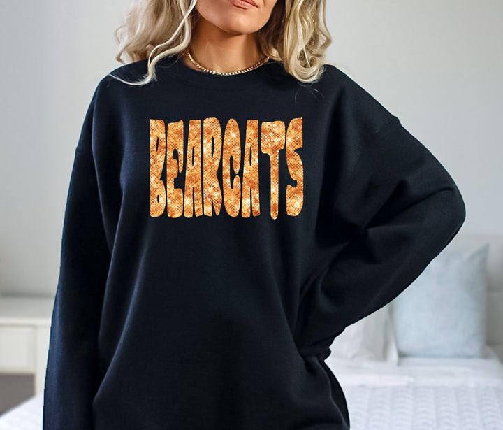 Bearcats Bling DTF Print