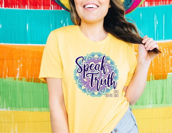 Speak Truth Screen Print V88 and YZ1