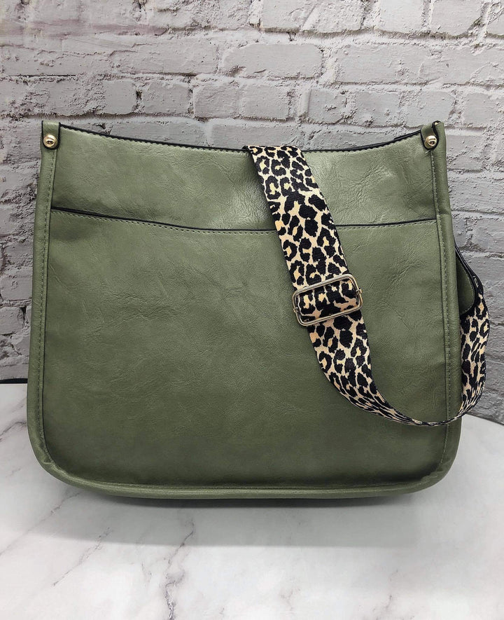 RTS Leopard Strap Purse