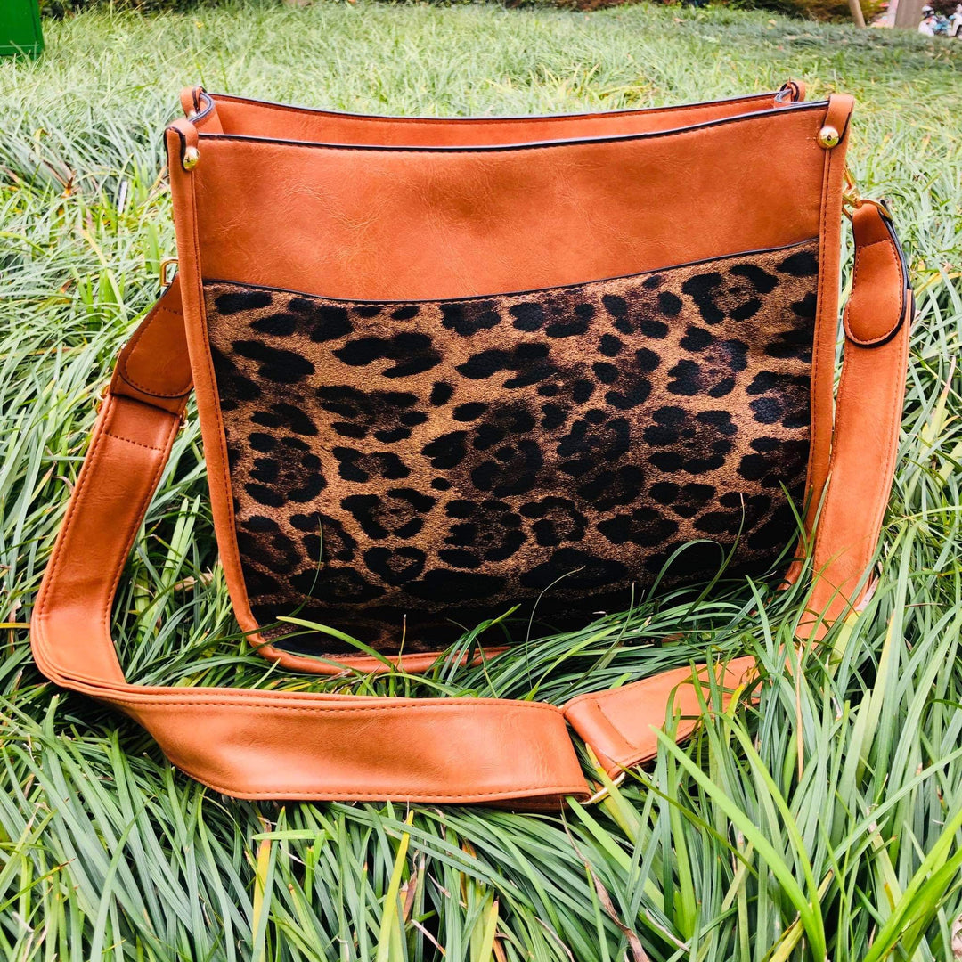 RTS Leopard Strap Purse