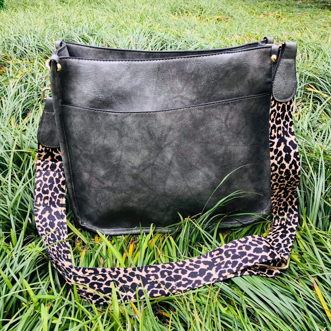 RTS Leopard Strap Purse