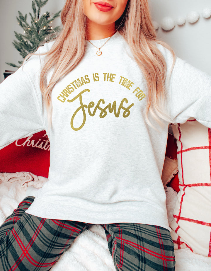 Christmas is the Time for Jesus Screen Print IJ14