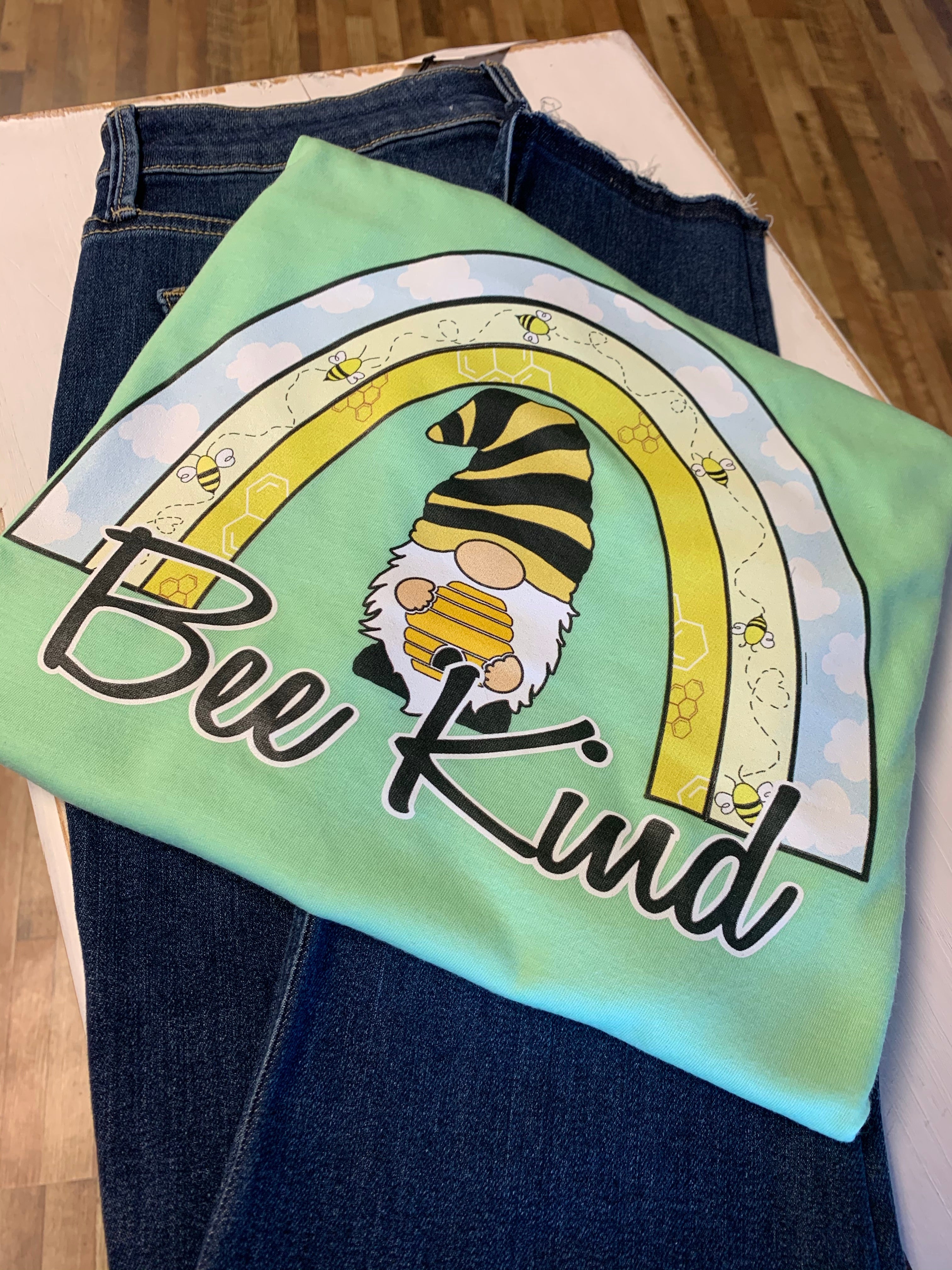 Bee Kind (Gnome) Screen Print (K19)