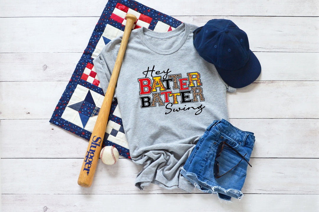 Softball Hey Batter Batter Swing DTF Print