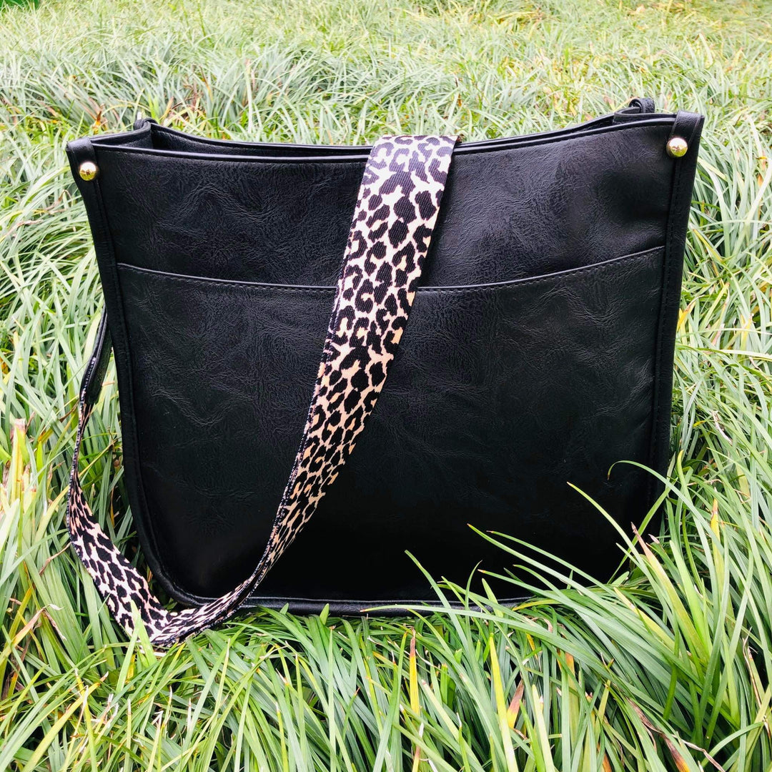 RTS Leopard Strap Purse