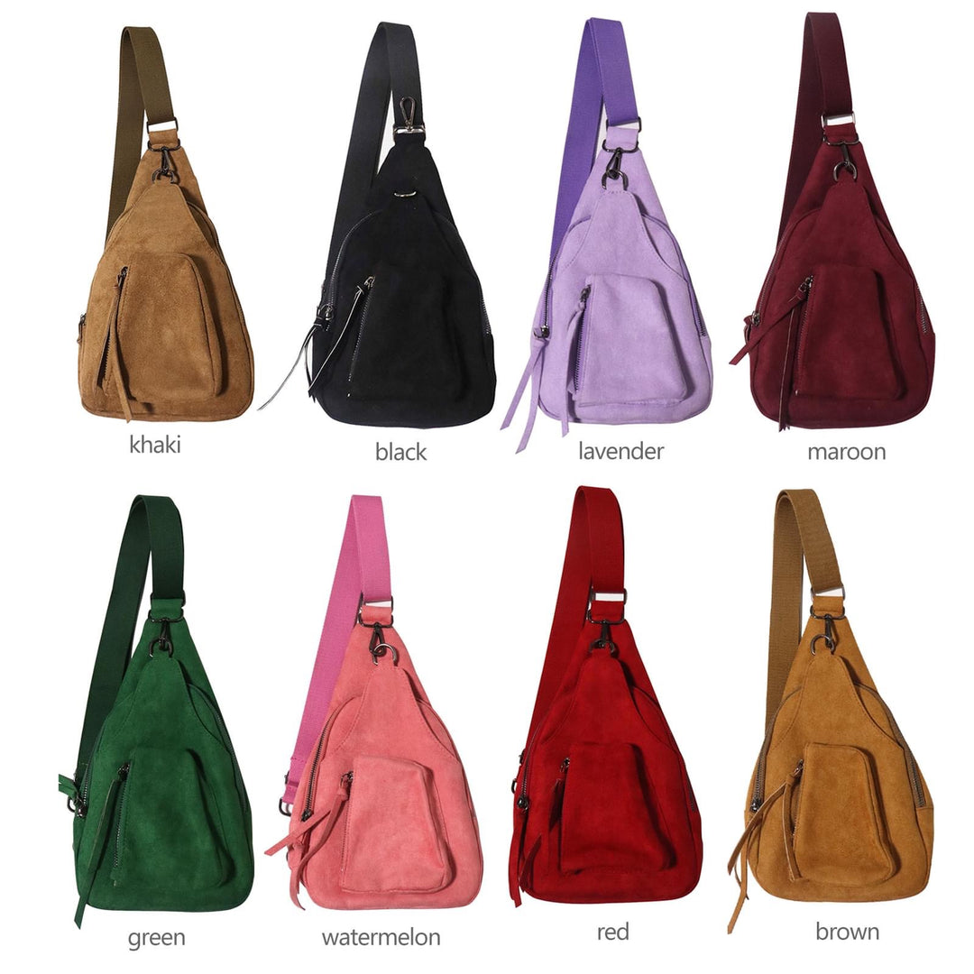 Suede Sling Bags