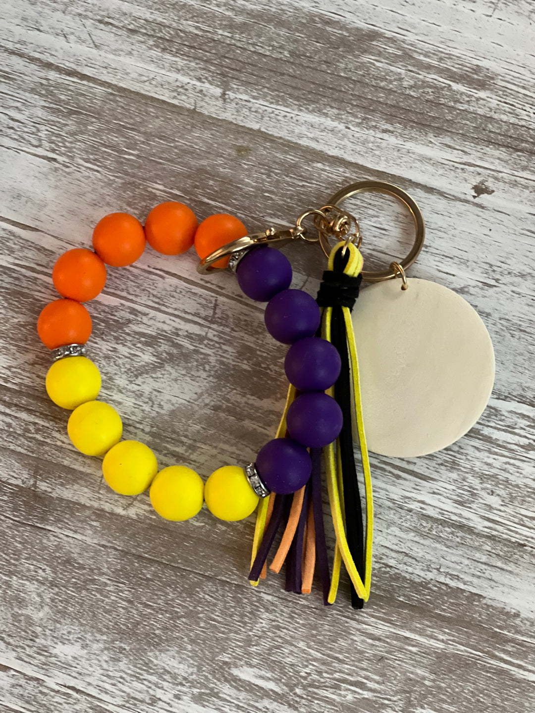 Silicone Halloween Wristlet Keychain