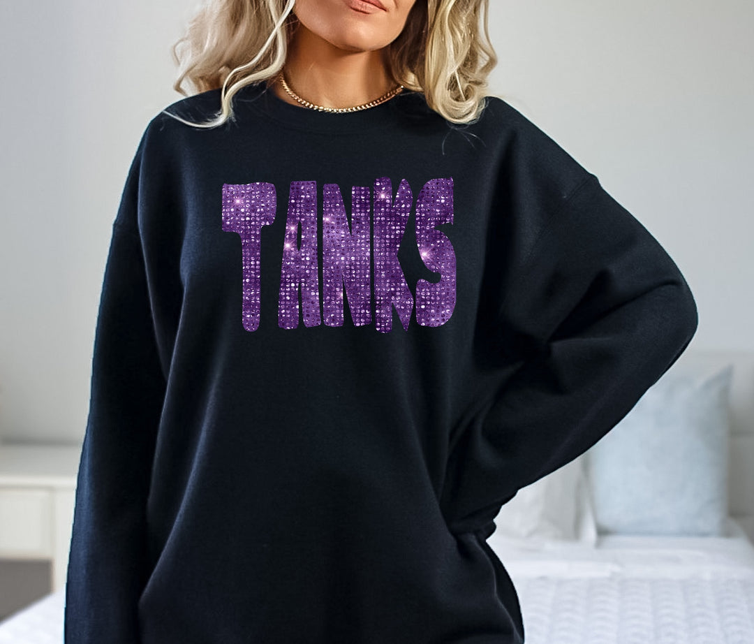 Tanks Bling DTF Print