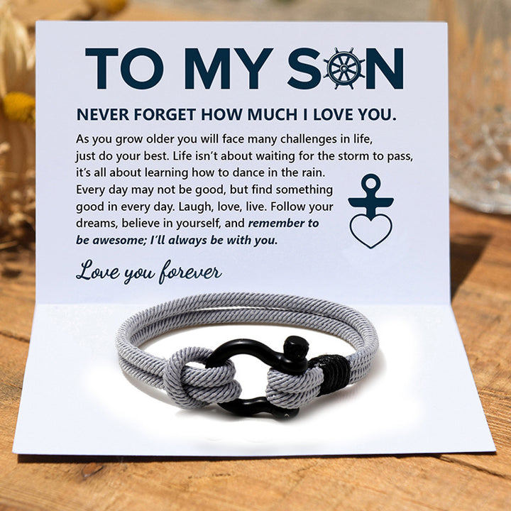 To My Son Bracelet