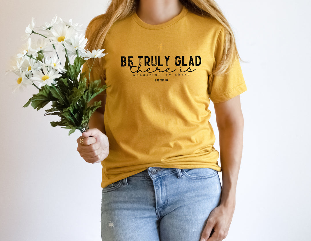 Be Truly Glad There is Wonderful Joy Ahead Screen Print O8