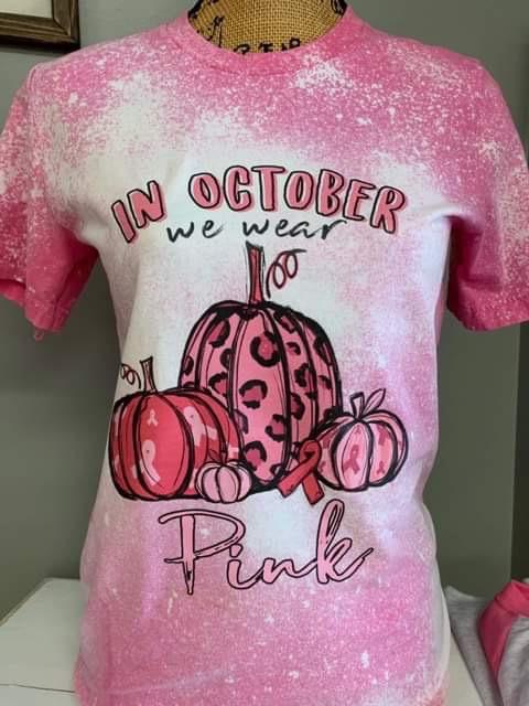 In October We Wear Pink DTF Print