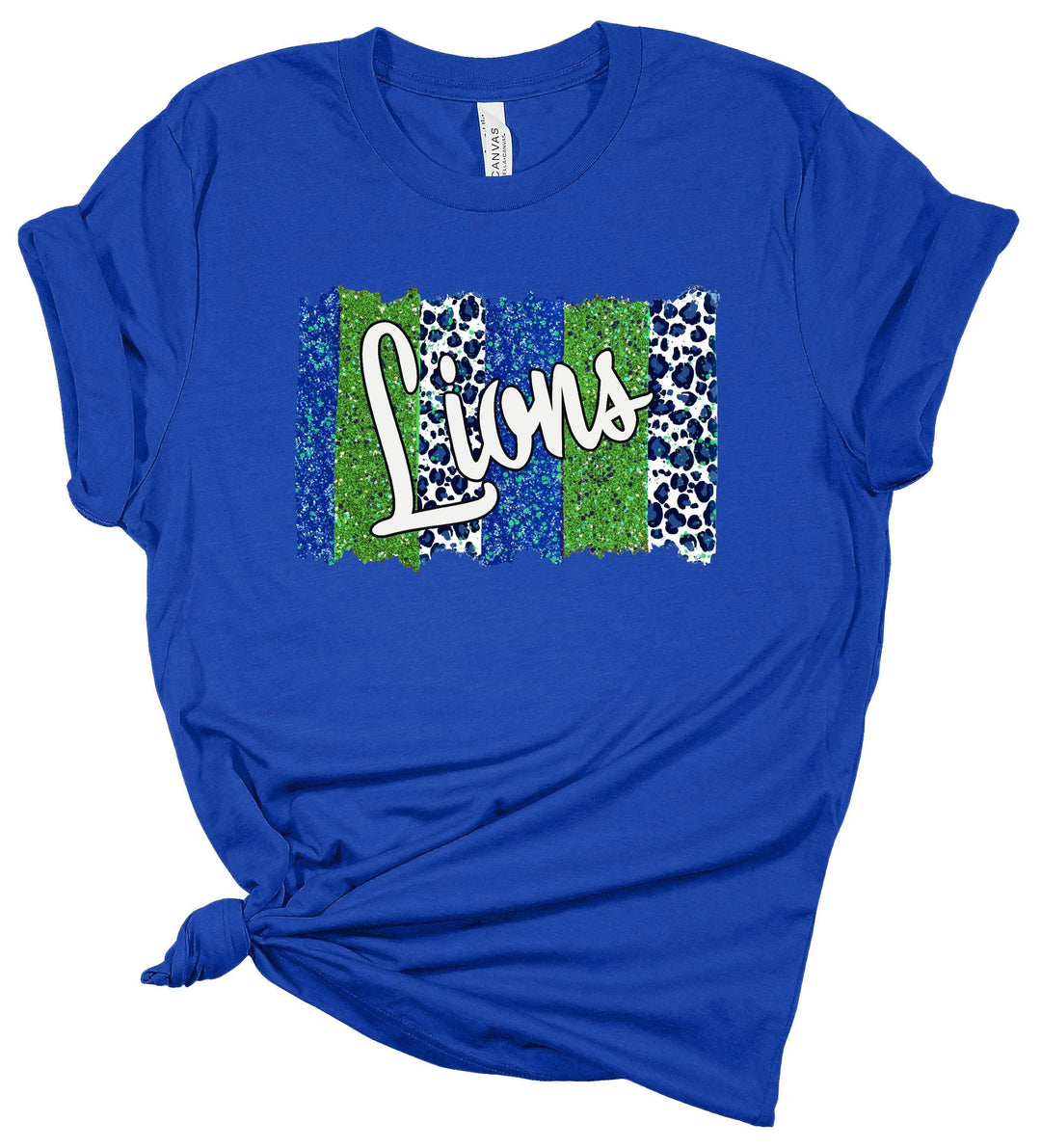 Lions (Green & Blue) DTF Print