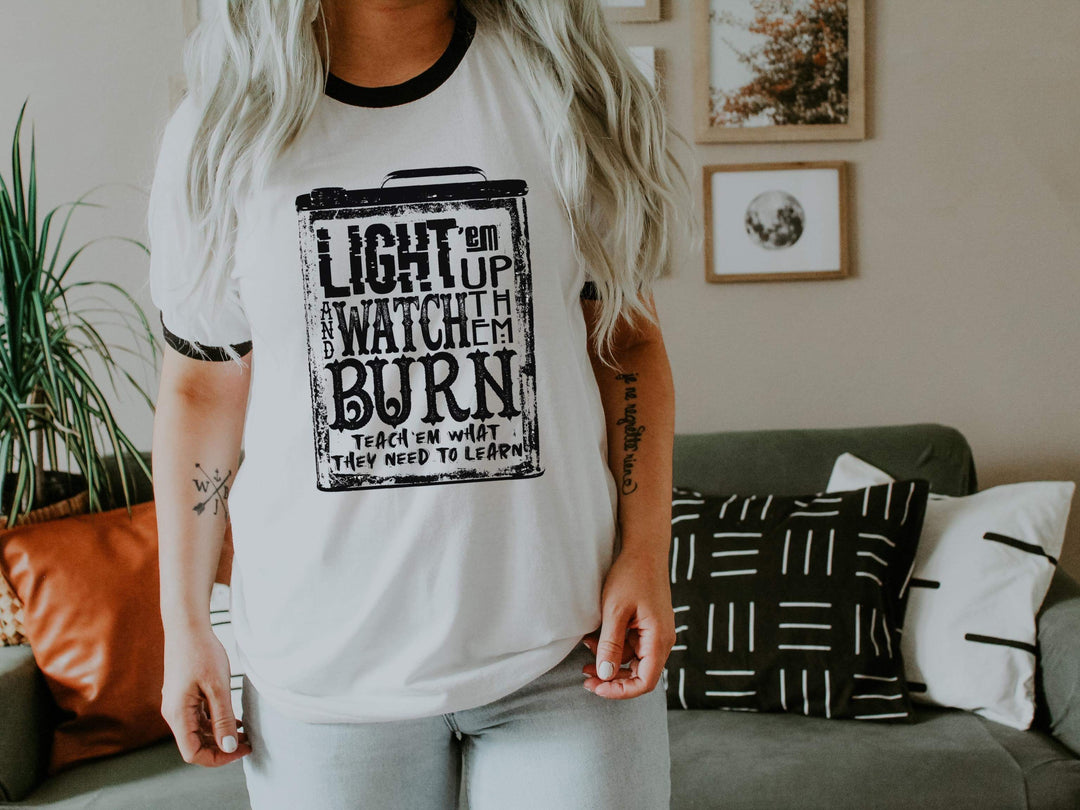 Light Em Up Screen Print T18