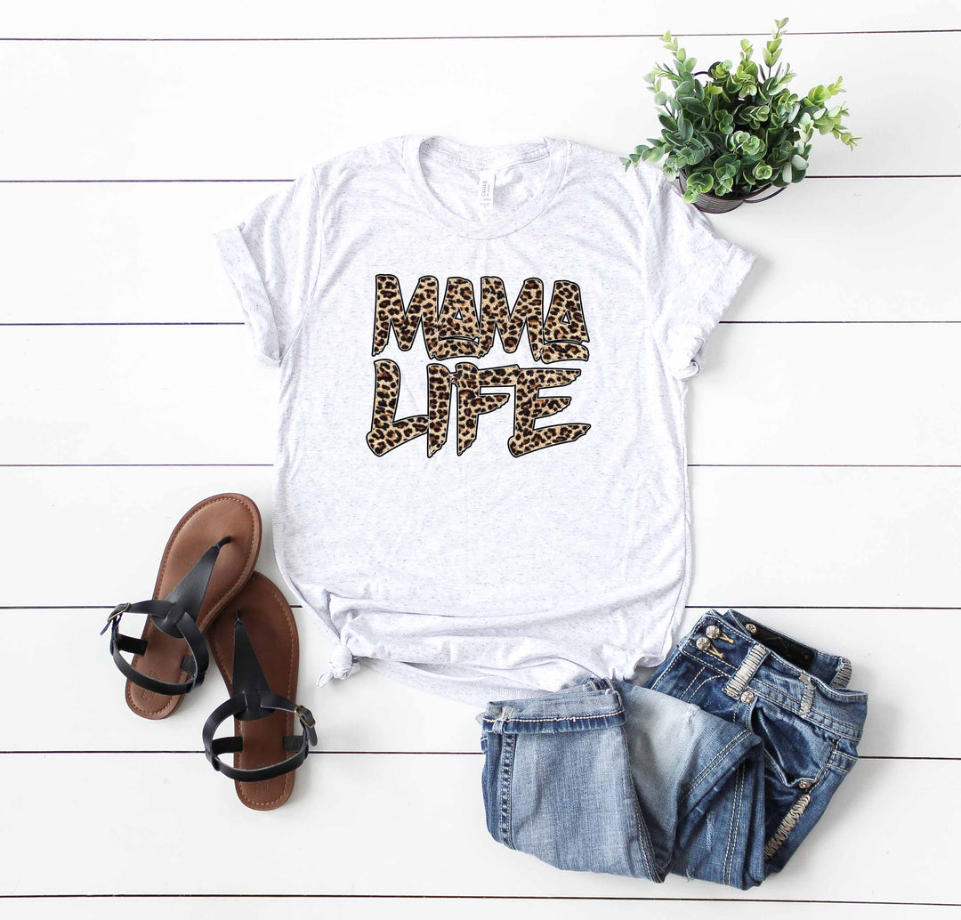 Mama Life Leopard Screen Print Y2