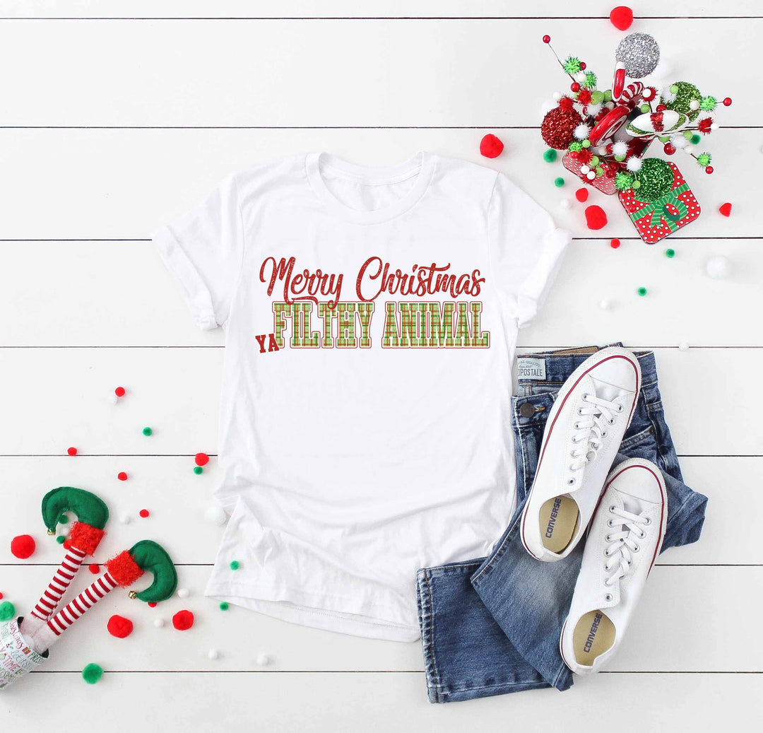 Merry Christmas Ya Filthy Animal Christmas Digital Design File