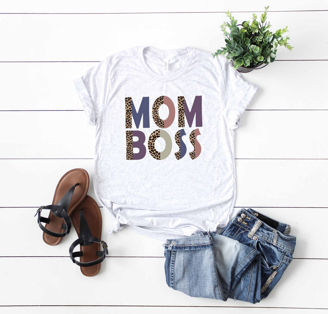 Leopard Mom Boss Screen Print W4