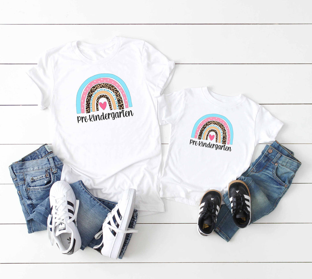 Pre- Kindergarten Rainbow ADULT Screen Print (H17)