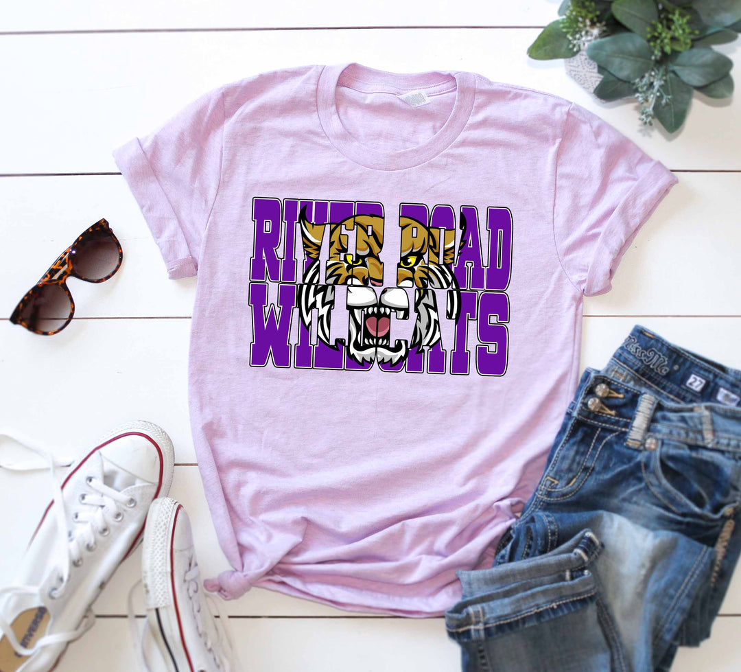 River Road Wildcats Screen Print SPORTS50