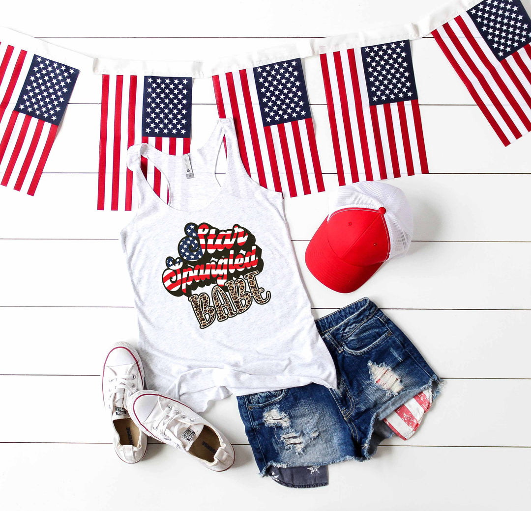 Star Spangled Babe Digital Design File PNG